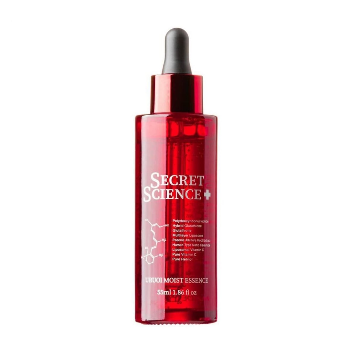 Антивікова сироватка для обличчя Kor Japan Secret Science+ Uruoi Moist Essence з глутатіоном, PDRN і наноцерамідами, 55 мл