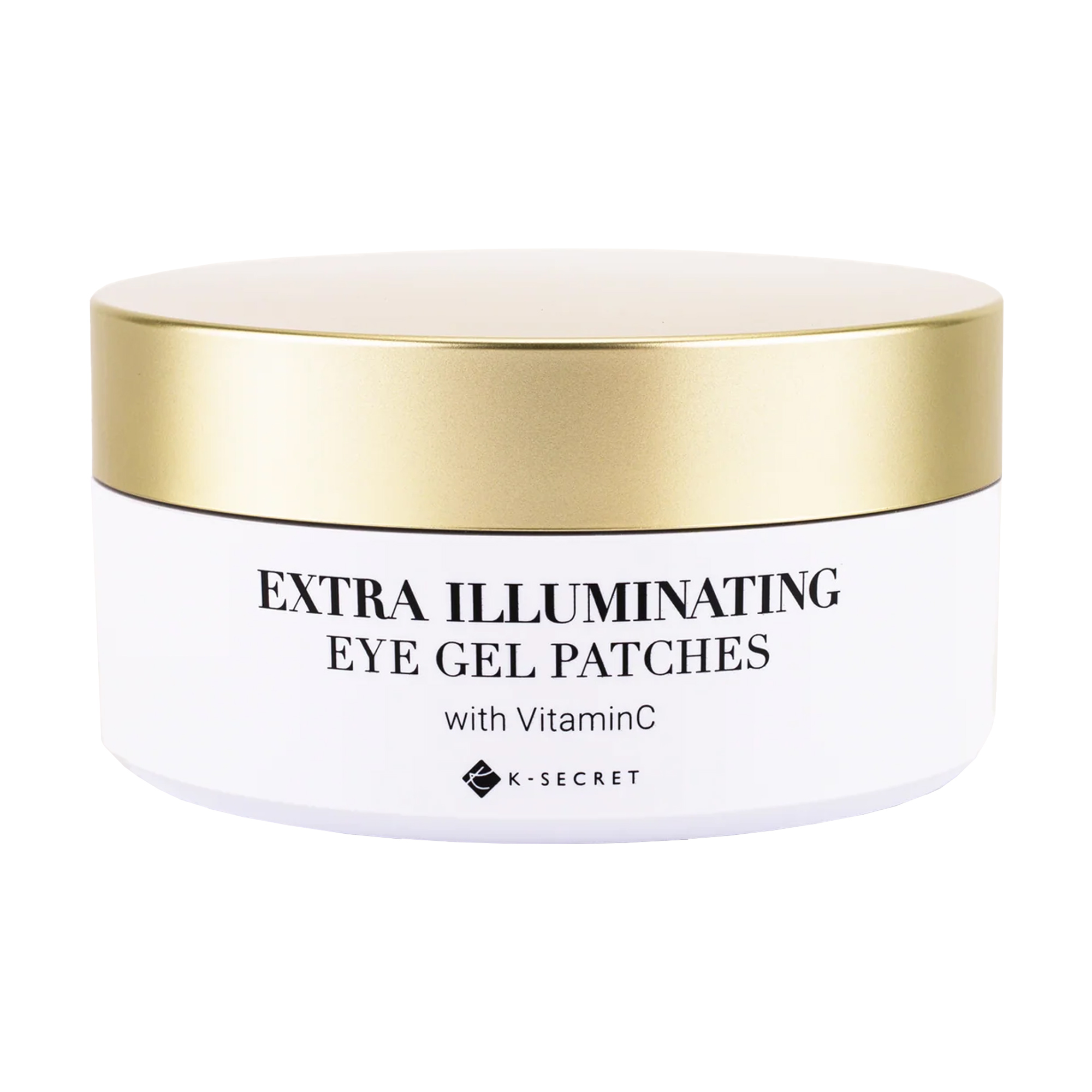 Патчі для шкіри навколо очей K-SECRET Vitamin C Extra Illuminating Eye Gel Patches проти темних кіл, з вітаміном С, 102 г, 60 шт