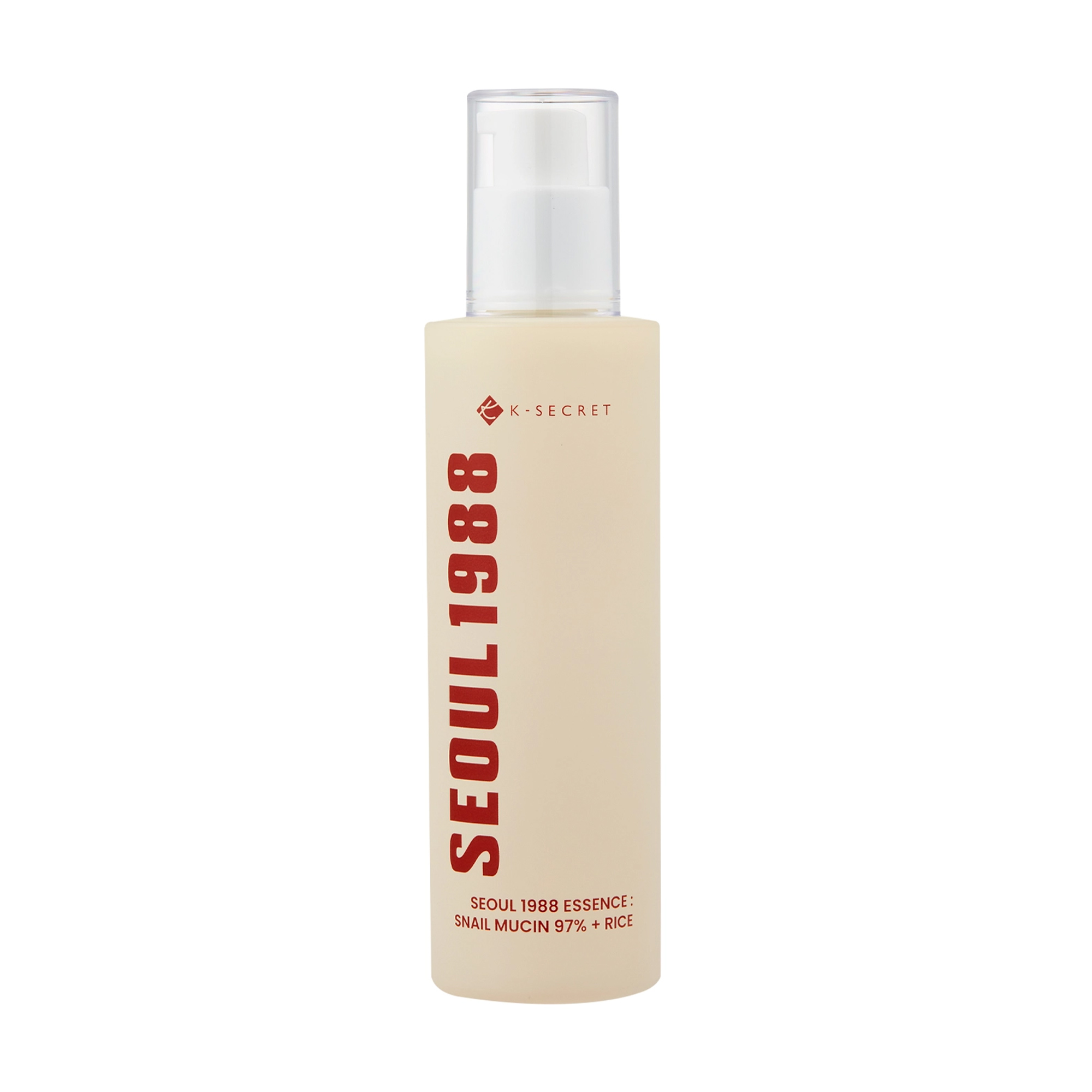 Заспокійлива есенція для обличчя K-SECRET Seoul 1988 Essence: Snail Mucin 97% + Rice з муцином равлика і рисом, 100 мл